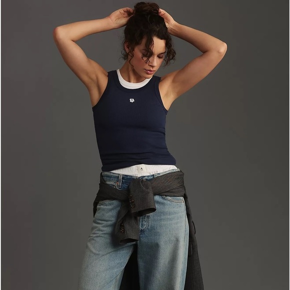 NWT Marimekko Kedol Unikko Placement Rib Top - Picture 3 of 3